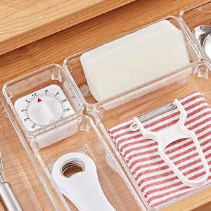 Drawer Organizer Tidy Lifestyle Plastic Organizers for Bathroom Vanity Kitchen - Picture 1 of 18