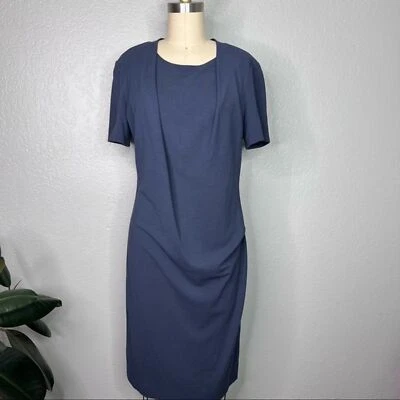 Halston Heritage Asymmetrical Drape professional Dress size 10 - Image 1 of 4