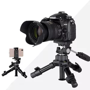 Aluminum alloy Mini Desktop Tripod Stand Portable Camera Mobile Phone Tripod - Picture 1 of 12