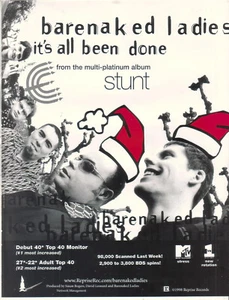Barenaked Ladies 1998 Ad- It's All Been Done Advertisement - Picture 1 of 1