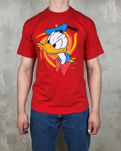 90's Donald Duck Walt Disney Comics Single Stitch Men's T-shirt Size fits to M-L - Picture 1 of 15