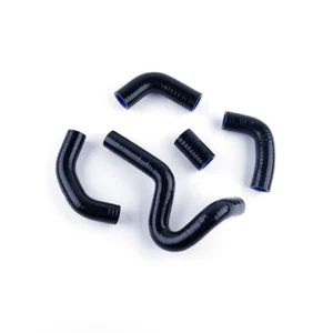 For DUCATI 999 / 749 / 749R 03-06 Coolant Pipe Silicone Radiator Hose Kit BLACK - Picture 1 of 6