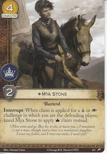 3 x Mya Stone AGoT LCG 2.0 Game of Thrones Someone Always Tells 117 - Picture 1 of 1