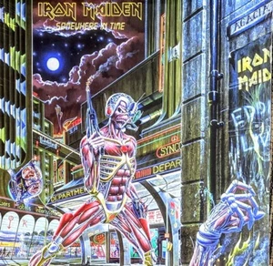 IRON MAIDEN SOMEWHERE IN TIME - VINYL LP " NEW, SEALED " - Picture 1 of 2