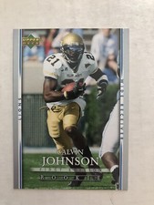 2007 Upper Deck First Edition Calvin Johnson Rookie Detroit Lions RC #103