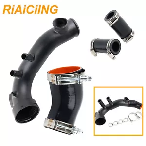 Black For BMW N54 E88 E90 E92 135i 335i 3.0 08-13 Intake Turbo Charge Pipe Kit - Picture 1 of 7