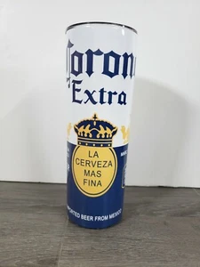 Corona Extra Can 20 oz Skinny Tumbler NO STRAW - Picture 1 of 8
