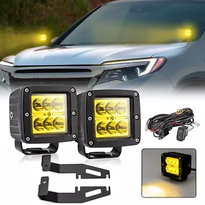 3'' Amber LED Ditch Light Kit For 16-22 Honda Ridgeline /Passport /Pilot/Odyssey - Bild 1 von 7