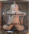 Gingerbread Man Scented Soap On A Rope 5.5” Long X 4.5” Wide Cute - Fun Holiday
