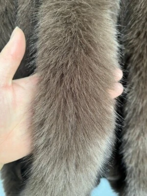 1M Faux Rabbit Fur Trim Coat Jacket Hood Strip Collar Sewing Fluffly Furry Warm - Image 1 of 4