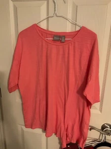 DAMEN CHICO'S Rundhals SHIRT CHICO'S GR. 3 Rosa - Bild 1 von 3