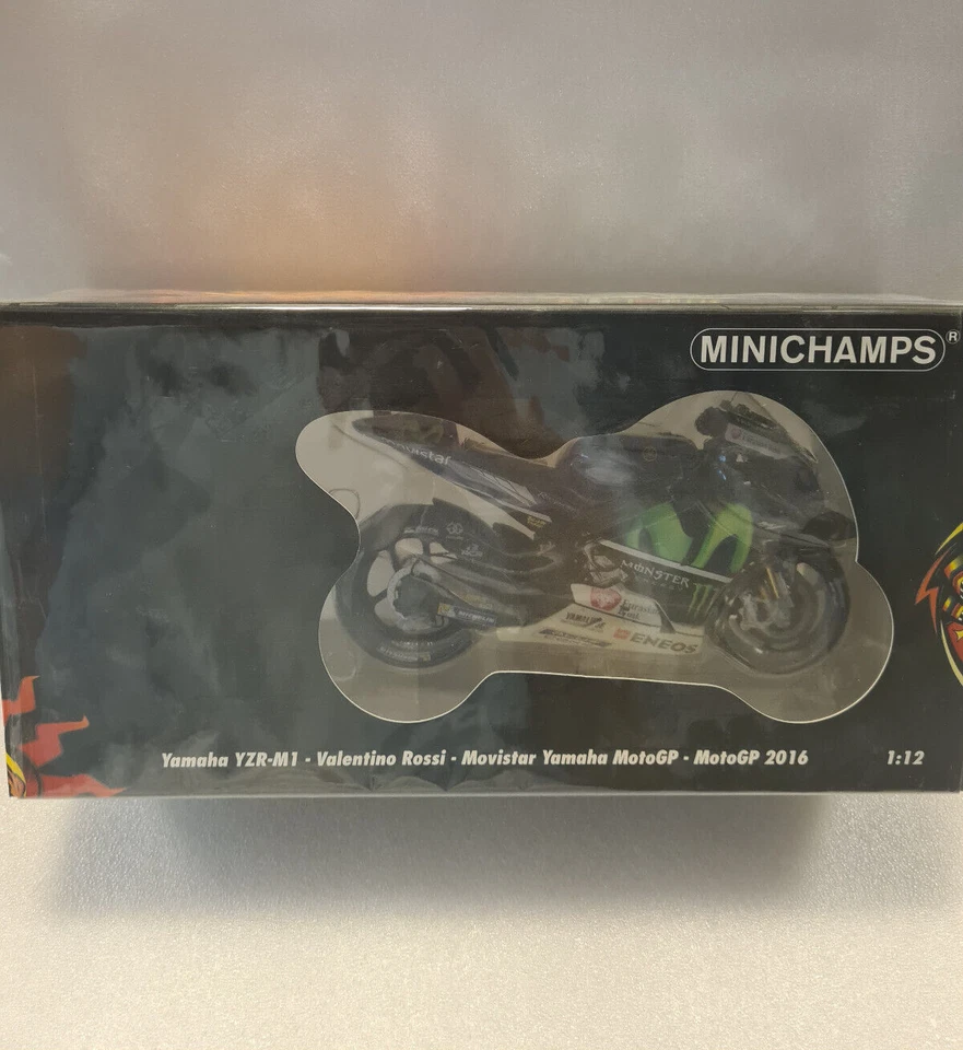 MINICHAMPS Yamaha YZR-M1 Movistar Valentino Rossi Yamaha MotoGP 2016 Scala 1:18 Modellino Moto - Blu (122163046)