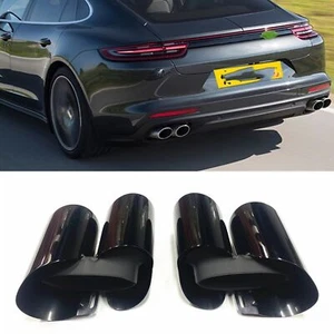 For Porsche 2017-2021 Panamera 971 SS Material C011 Exhaust Tips Muffler Pipe CO - Picture 1 of 8