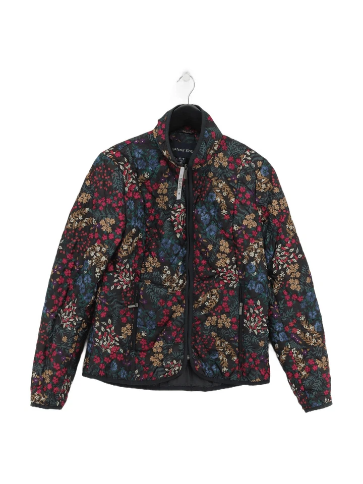 Lands End Women's Coat XS Multi Floral 100% Polyester Quilted - Image 1 of 4