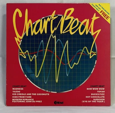 Chart Beat  - 12” Vinyl LP Album Record LP Featuring Various Artists 1982 - Image 1 of 4