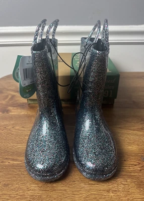 Western Chief Bota de Lluvia Impermeable Brillo Niños Pequeños Niñas Multi Talla 13 M Foto 1 de 4