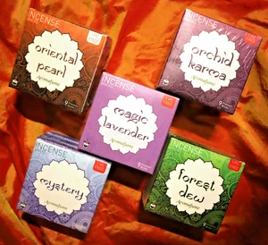 AROMAFUME Incense Bricks MYSTERY Oriental Pearl FOREST DEW Orchid Karma Lavendel - Bild 1 von 1