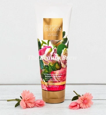 全新 Bath and Body Works Brightest Bloom 终极保湿身体霜 8 液量盎司 — 第 1/4 张图片