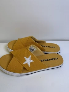 Ciabatte Converse One Star scamosciate donna taglia UK 5 senape - Foto 1 di 7