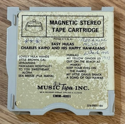 3M Revere Wollensak Tape Stereo Cart-Charles Kaipo Happy Hawaiians-Easy Hulas - Image 1 of 3