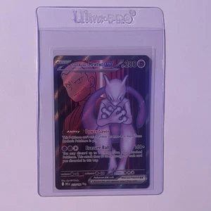 Team Rocket's Mewtwo ex 213/182 Sv10: Destined Rivals Holo - Picture 1 of 2