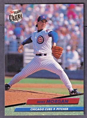 1992 FLEER ULTRA MIKE MORGAN #471 CHICAGO CUB BASEBALL CARD - Image 1 of 2