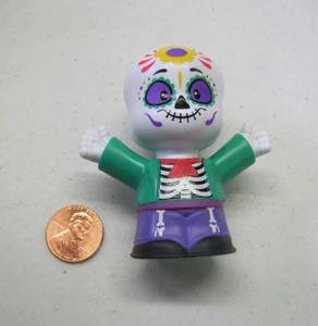 New! Fisher Price Little People Skeleton Halloween Trick Treat Day Of Dead - Picture 1 of 3