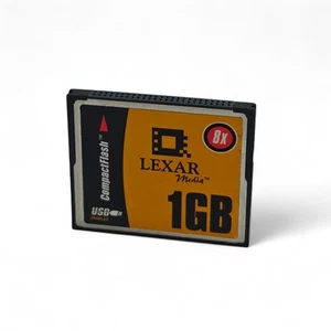 Lexar Media 1GB 8x Speed CompactFlash CF Memory Card for Cameras - Working - Picture 1 of 2