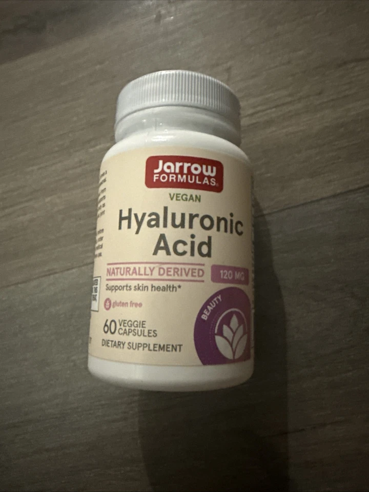 Jarrow Formulas, Inc. Ácido hialurónico vegano 120 mg 60 cápsulas vegetales Foto 1 de 1