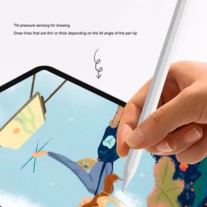 Tablet Stylus Pen Magnetic Adsorption Real Time Power Display Matte Touch IDM - Zdjęcie 1 z 12