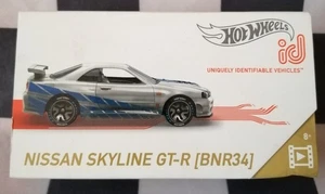 Hot Wheels ID Nissan Skyline GT-R BNR34 HW Screen Time Fast & Furious Series 2  - Picture 1 of 9