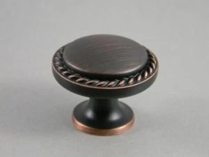 AMEROCK CABINET KNOBS OIL RUBBED BRONZE 53001-ORB - Picture 1 of 2