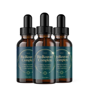 (Paquete de 3) BioRestore Complete - Gotas ultra nutritivas para la piel, para todo tipo de piel - Imagen 1 de 7