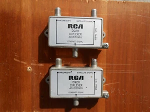 RCA Diplexer D926 40-2150Mhz VHF/UHF/CATV and Satellite Signal Lot Of 2 - Picture 1 of 2