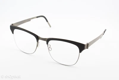 Lindberg Acetanium 9827 K24M/10 Round Full Rim Glasses Frame Matte Black 54mm - Image 1 of 4