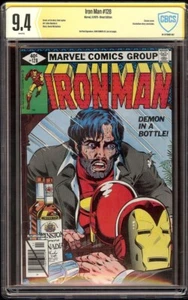 Iron Man # 128 CBCS 9.4 White (Marvel, 1979) Classic Alcoholism story Romita Sig - Picture 1 of 1