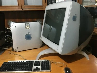 PC APPLE POWER MAC G4 USATO COME NUOVO CON APPLE MONITOR 21.5 POLLICI   - Immagine 1 di 4