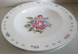 The Romance of Flowers ONEIDA Set of 2 Salad Plates - Picture 1 of 8
