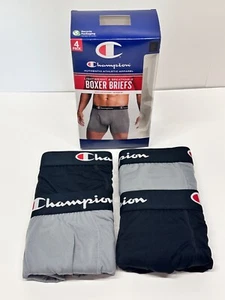 Champion Men's Boxer Briefs XL  NEW 4 Pack Boxers - Picture 1 of 4