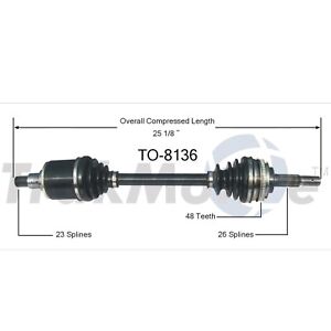 For Lexus RX300 AWD 1999-2003 Front Driver Left CV Axle Shaft SurTrack TO-8136
