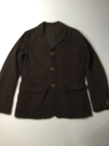 CP Company Under Sixteen Boys Sport Coat Size 12 /  152 Brown Corduroy Cotton - Picture 1 of 12