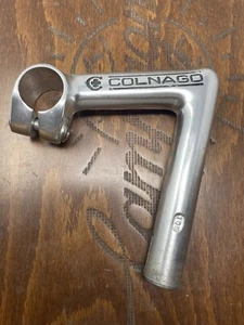 Vintage 3TTT Colnago Tricolour Panto Silver Quill Stem 105mm Rare Nice - Picture 1 of 8