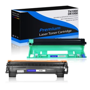 Cartuccia toner TN1000 DR1000 batteria per Brother DCP1510 DCP1510R DCP1512 DCP1512R - Foto 1 di 24