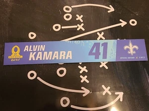 Alvin Kamara 2021 NFL pro bowl locker nameplate special edition number 3 of 5 - Picture 1 of 10