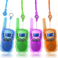 Talkies-walkies pour enfants, jouets pour 3-8 ans garçons filles, enfants radio longue 