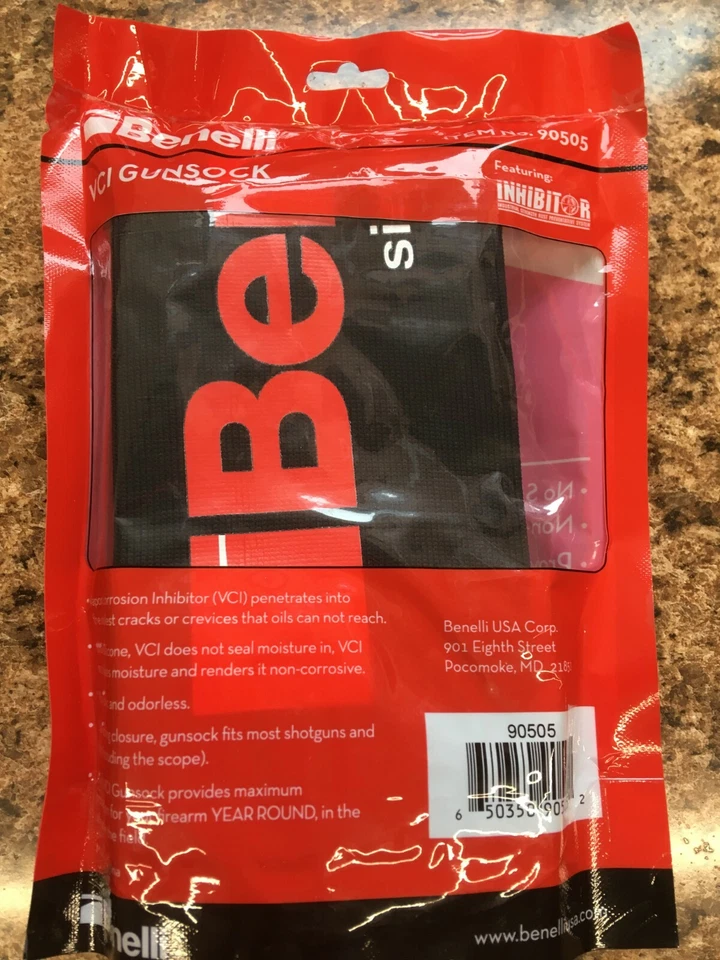  Nova meia preta Benelli VCI para espingarda e rifle 90505 - Imagem 1 de 1