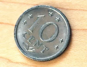 1981 Netherlands Antilles 10 Cents - Picture 1 of 4