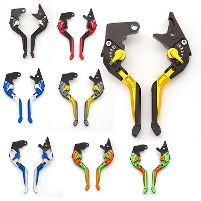 Palancas de embrague de freno plegables extensibles 3D para Suzuki Bandit 650S 2015 GSXR750/600 06-10 Foto 1 de 4