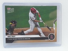 Mike Trout 2020 Topps Now Baseball #84 (Aug 10, 2020) Los Angeles Angels