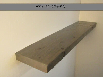 Estantes flotantes premium, estante flotante de madera maciza de 2 pulgadas de espesor, muchos tamaños/colores Foto 1 de 4